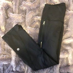 Lululemon mesh cropped leggings